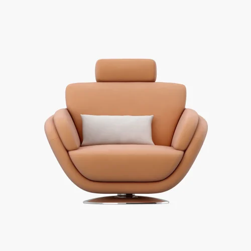 Premium Orange Executive Sofa Chair